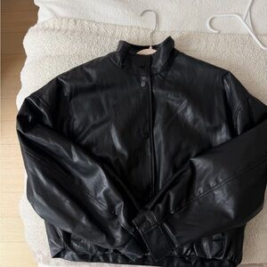 Zara Black Leather Jacket